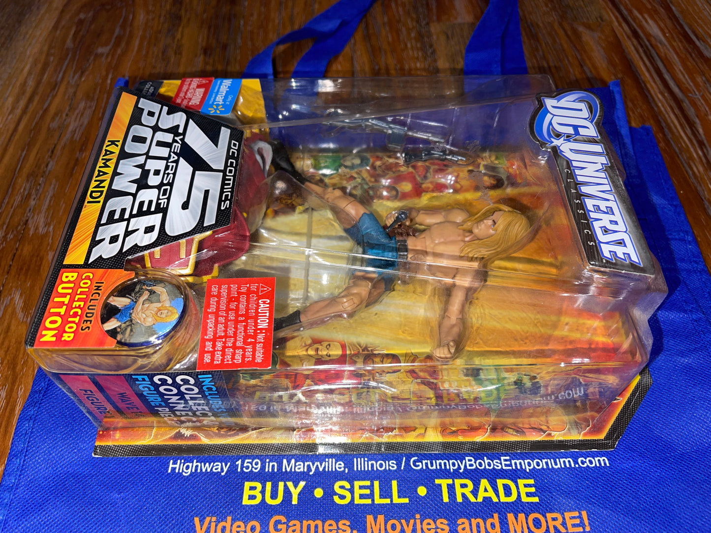 DC Universe Classics: Kamandi (DC Comics 75 Years of Super Power) Includes Collector Button & Ultra-Humanite Collect and Connect Piece (Wal-Mart Exclusive) (Mattel) (Action Figure) NEW
