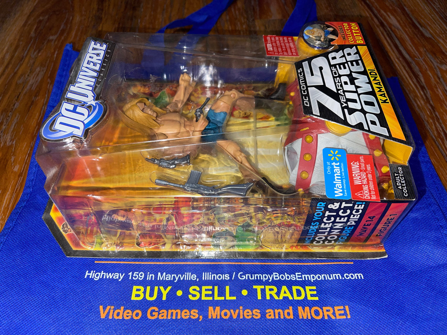 DC Universe Classics: Kamandi (DC Comics 75 Years of Super Power) Includes Collector Button & Ultra-Humanite Collect and Connect Piece (Wal-Mart Exclusive) (Mattel) (Action Figure) NEW