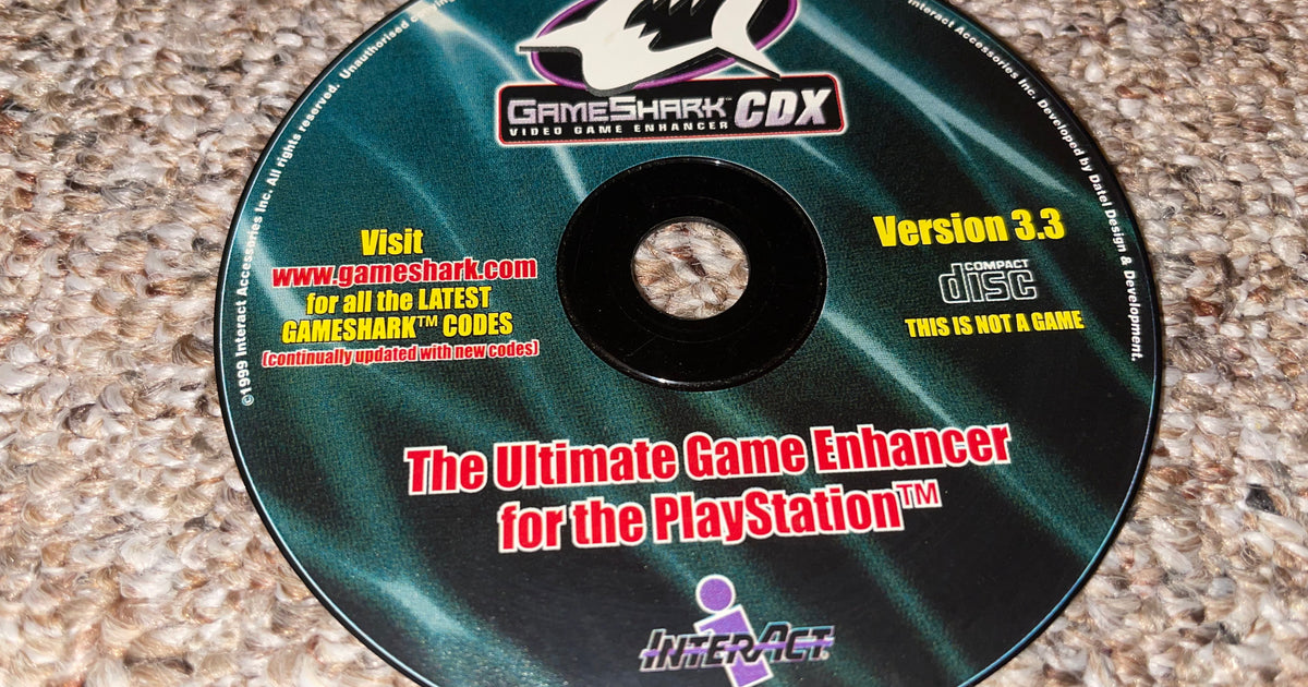 Playstation 2 PS2 GameShark 2 Video Game Enhancer Disc Only