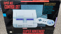 System - Original Model (Super Nintendo) Pre-Owned w/ Controller, AC Adapter, RFU Cord, and "Control Set" Box (Matching Serial#)