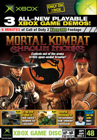 Official Xbox Magazine Demo Disc: September 2005 #48 (Xbox) Pre-Owned
