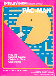 Pac-Man (White Label) (Intellivision) Pre-Owned: Cartridge Only