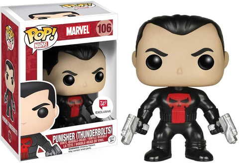 POP! Marvel #106: Punisher (Thunderbolts) (Wal-Greens Exclusive) (Funko POP! Bobble-Head) Figure and Box w/ Protector