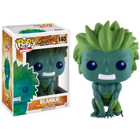POP! Games #140: Street Fighter - Blanka (Wal-Mart Exclusive) (Funko POP!) Figure and Box w/ Protector