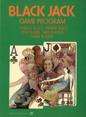 Blackjack - CX2651 (Atari 2600) Pre-Owned: Cartridge Only