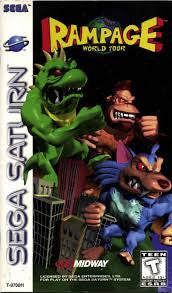 Rampage World Tour (Sega Saturn) Pre-Owned: Game, Manual, and Case
