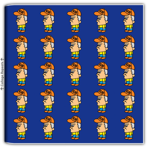 Grumpy Bob's Wrapping Paper (19in x 18ft) NEW
