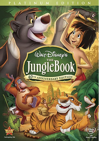 The Jungle Book (Two-Disc 40th Anniversary Platinum Edition) (Disney/Animated) (DVD) Pre-Owned