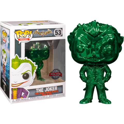 POP! Heroes #53: Batman Arkham Aylum - The Joker (Special Edition) (Funko POP!) Figure and Box w/ Protector