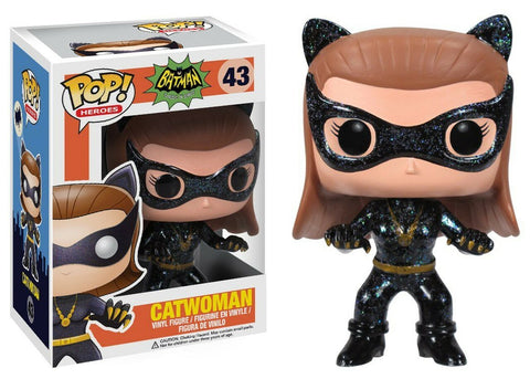 POP! Heroes #43: Batman Classic TV Show - Catwoman (Funko POP!) Figure and Box w/ Protector