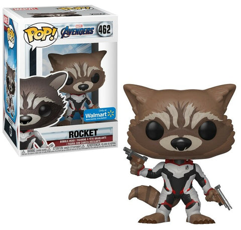 POP! Marvel #462: Avengers - Rocket (Wal-Mart Exclusive) (Funko POP! Bobble-Head) Figure and Box w/ Protector