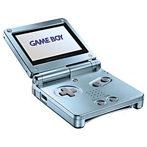 System - Pearl Blue AGS-001 (Nintendo Game Boy Advance SP) Pre-Owned w/ Charger