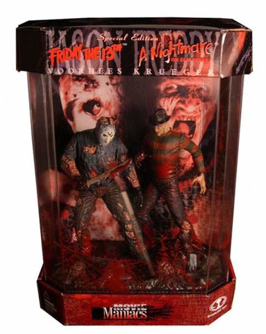 Movie Maniacs Special Edition - Voorhees VS Krueger in Display Tank (Action Figures) Pre-Owned
