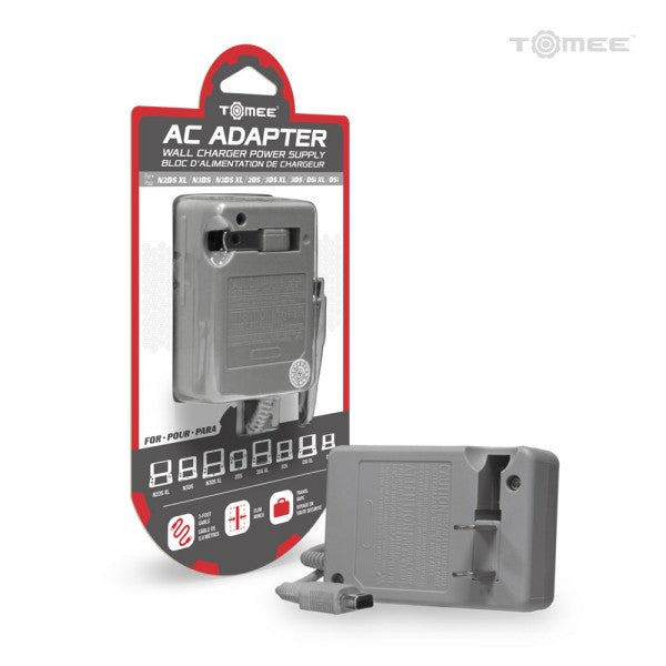 AC Adapter for New 2DS XL/ New 3DS/ New 3DS XL/ 2DS / 3DS XL/ 3DS/ DSi XL/ DSi (Tomee) NEW