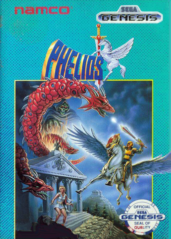 Phelios (Sega Genesis) Pre-Owned: Game, Manual, and Case