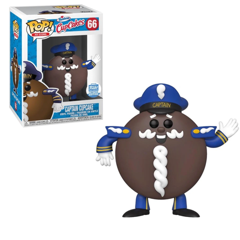 POP! Ad Icons #66: Hostess - Cupcakes - Captain Cupcake (Funko Shop Limited Edition) (Funko POP!) Figure and Box w/ Protector