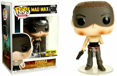 POP! Movies #508: Mad Max Fury Road - Furiosa (Hot Topic Exclusive) (Funko POP!) Figure and Box w/ Protector