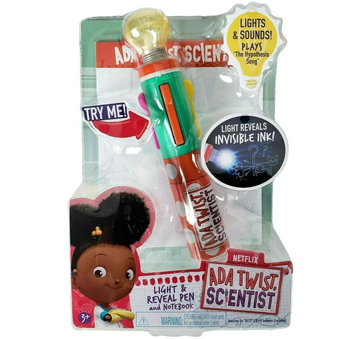 Ada Twist Scientist: Light, Reveal Pen and Notebook (Netflix) (Just Play) NEW