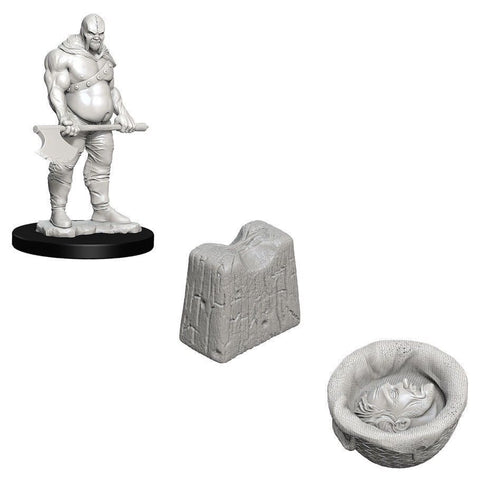 Deep Cuts - Executioner & Chopping Block (HD Minis) Primed/Paint Ready (WizKids) (NECA) NEW