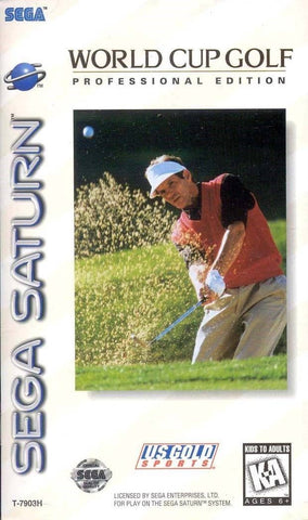 World Cup Golf Professional Edition (Sega Saturn) Pre-Owned: Game, Manual, and Case