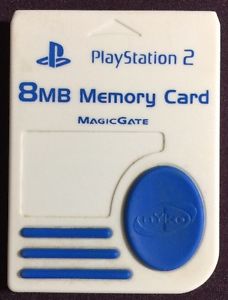Memory Card - Nyko 8MB - White (Sony Playstation 2) Pre-Owned