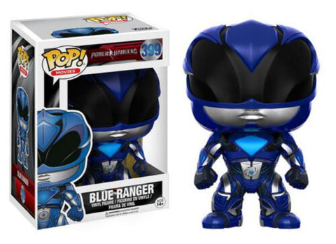 POP! Movies #399: Saban's Power Rangers - Blue Ranger (Funko POP!) Figure and Box w/ Protector