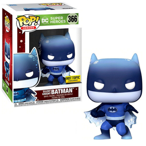 POP! Heroes #366: DC Comics Super Heroes Silent Knight Batman (Hot Topic Exclussive) (Funko POP!) Figure and Box + Protector
