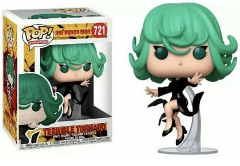 POP! Animation #721: One Punch Man - Terrible Tornado (Funko POP!) Figure and Box w/ Protector