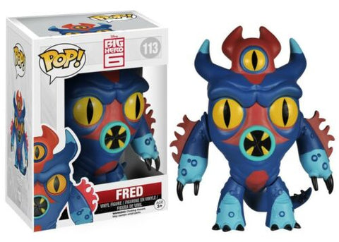 POP! Disney #113: Big Hero 6 - Fred (Funko POP!) Figure and Box w/ Protector
