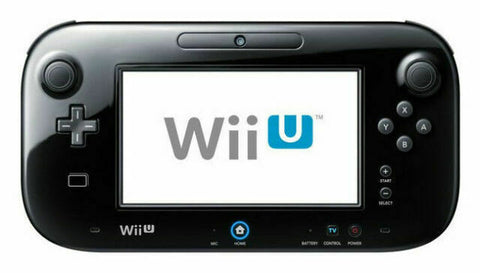 BROKEN: GamePad Only - Black (Nintendo Wii U) Pre-Owned (As Is/Broken/For Parts)