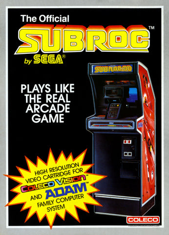 Subroc (ColecoVision / Coleco) Pre-Owned: Cartridge Only