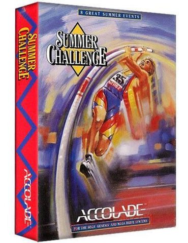 Summer Challenge (Sega Genesis) Pre-Owned: Game, Manual, Control Card, and Box