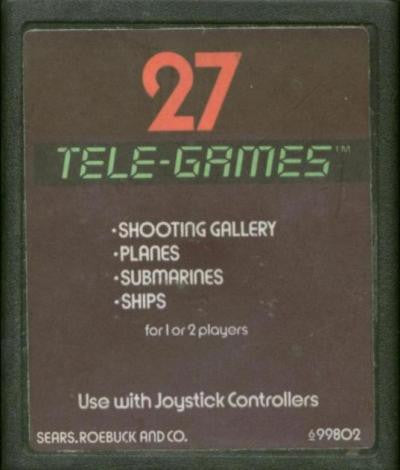 Target Fun - 27 Tele-Games / Sears - 99802 (Atari 2600) Pre-Owned: Cartridge Only