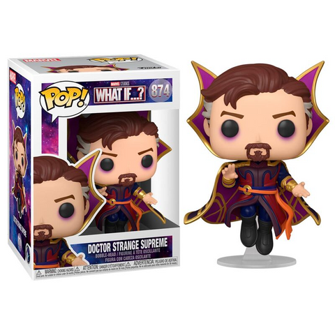 POP! Marvel #874: Marvel Studios What If...? - Doctor Strange Supreme (Funko POP! Bobble-Head) Figure and Box w/ Protector