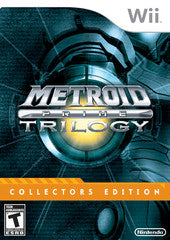 Metroid Prime Trilogy (Steelbook Collector's Edition) (Nintendo Wii) Pre-Owned w/ Slipcover