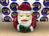 Santa Clause Bank - Cast-Iron (Reproduction) Pre-Owned (As Pictured/See Notes)