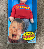 1991 / T-HQ / Toy Headquarters / 20th Century Fox / #7100 / HOME ALONE / TALKING KEVIN DOLL / Doll Approx. 17" / in Damaged Box / See Pictures