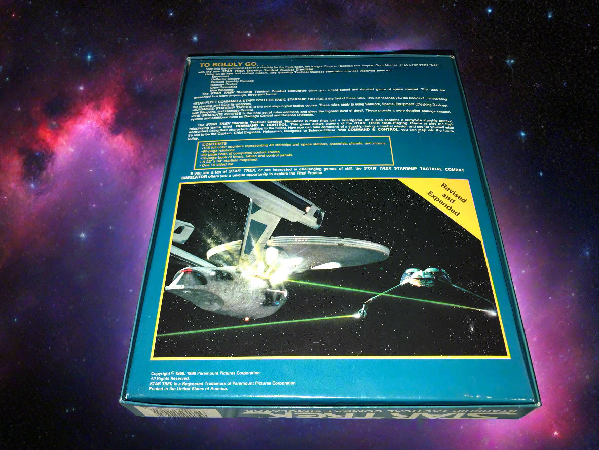 Star Trek: Starship Tactical Combat Simulator (Revised and Expanded) - #2003 (1986) (FASA Corporation) (Board Game) Pre-Owned: Complete