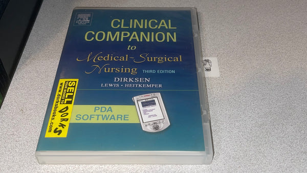 Clinical Companion to Medical-surgical Nursing [Third Edition] Dirksen / Lewis / Heitkemper (Elsevier Mosby) (PDA Software) Pre-Owned
