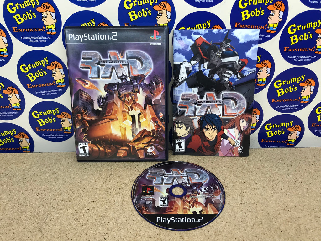 Copertina E Artwork Per PS2 - RAD Robot Alchemic Drive - Custodia Vuota