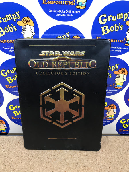 Star Wars: The Old Republic (PC Game) Pre-Owned: 3 Discs, Manual, Key Command Insert, and DENTED Steelbook Case (Code Not Valid)