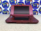 System - New Red (New Nintendo 3DS) Pre-Owned w/ Stylus, Manual, AR Cards, Cardboard Insert, and Box (Matching Serial Number) (As Pictured)