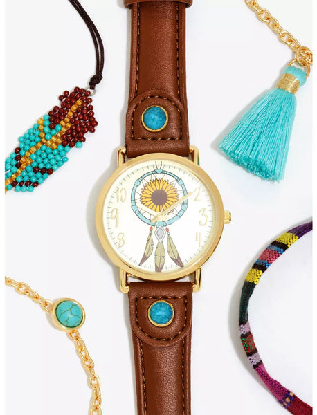 Pocahontas Watch and Bracelet Set (Disney) (Accutime Watch Corp) NEW in Box