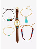 Pocahontas Watch and Bracelet Set (Disney) (Accutime Watch Corp) NEW in Box