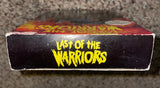 Last of the Warriors / 1991 AIP Studios / VHS / HARD TO FIND OOP / "For Promotional Use Only"