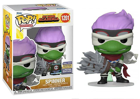 POP! Animation #1201: My Academia - Spinner (2022 Winter Convention Limited Edition) (Chalice Collectibles Exclusive) (Funko POP!) Figure and Box w/ Protector