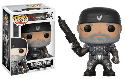 POP! Games #204: Gears of War - Marcus Fenix (Funko POP!) Figure and Box w/ Protector
