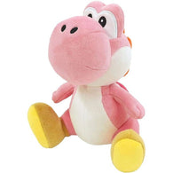 Super Mario:  Pink YOSHI - 8" Plush (Sanei) NEW