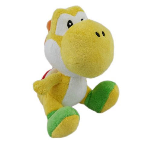 Super Mario:  Yellow YOSHI - 8" Plush (Sanei) NEW