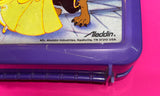 Disney's Beauty and the Beast Plastic Lunch Box and Thermos / with Care Instructions / Aladdin /  1990's / Pre-Owned / See Pictures